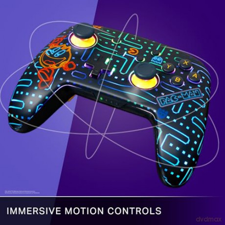 PowerA Enhanced Wireless Controller for Nintendo Switch with Lumectra - PAC-MAN Neon Arcade