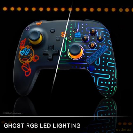 PowerA Enhanced Wireless Controller for Nintendo Switch with Lumectra - PAC-MAN Neon Arcade