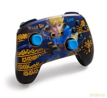 PowerA Enhanced Wireless Controller With Lumectra Etched - Wake Up Link (Nintendo Switch)