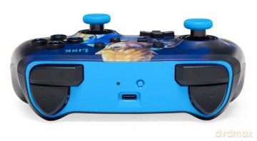 PowerA Enhanced Wireless Controller With Lumectra Etched - Wake Up Link (Nintendo Switch)