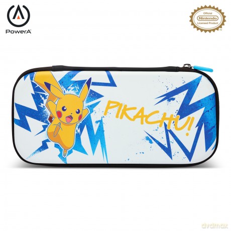 PowerA Slim Case for Nintendo Switch - OLED Model, Nintendo Switch or Nintendo Switch Lite - Pikachu High Voltage