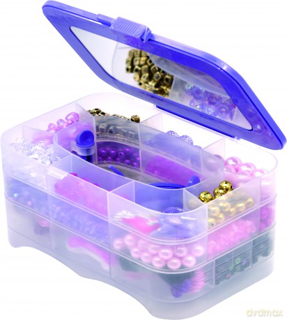 Real UniQ - Jewellery Box with 1200 Beads - (30516)