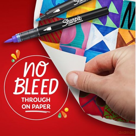 Sharpie - Creative Marker Acrylic Paint Pens - Bullet Tip Water-Based Paint Markers - Black - 6 Count (SKU: 2218123)