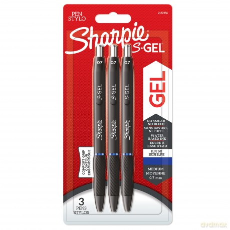 Sharpie - S-Gel Gel Pens - Blue Ink - 3 Count