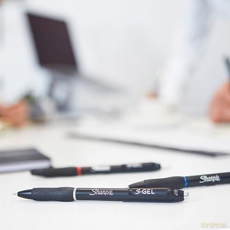 Sharpie - S-Gel Gel Pens - Blue Ink - 3 Count