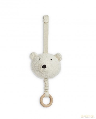 Smallstuff - Music mobile, wool boucle, off white (40011-40)