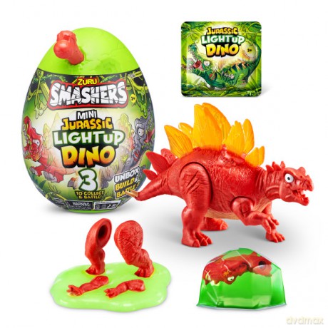 SMASHERS- JURASSIC -SERIES 1 Mini Jurassic Light-Up Dino - (74107) [FIGURKA]