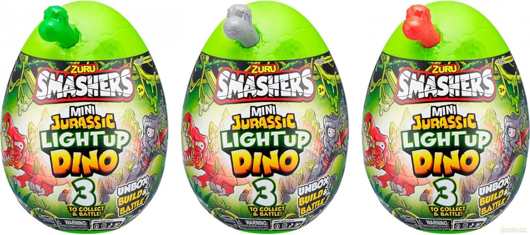 SMASHERS- JURASSIC -SERIES 1 Mini Jurassic Light-Up Dino - (74107) [FIGURKA]