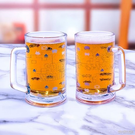 Space - Space Invaders - Beer Glas (350 ml) - 350 ml