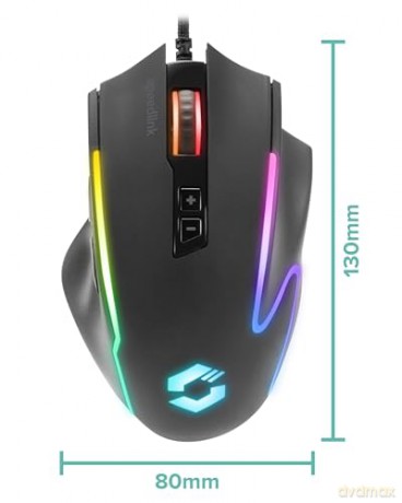 Speedlink - DECUS NX RGB Gaming Mouse, rubber-black