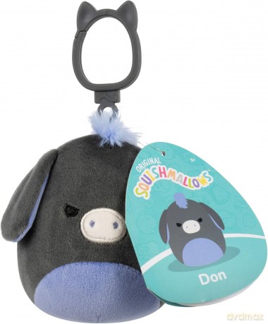 Squishmallows - 9 cm - Clip On - Don Donkey