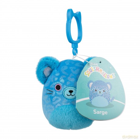 Squishmallows - 9 cm - Clip On - Sarge Jaguar