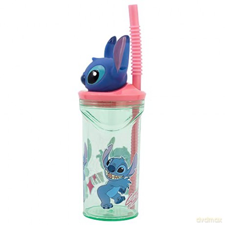 Stor - STITCH 3D figurine tumbler bottle - 360 ml