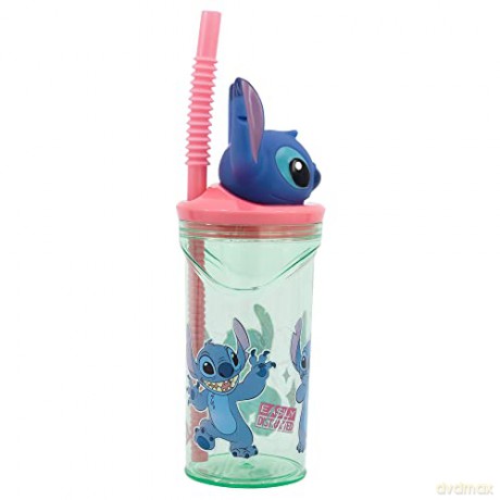 Stor - STITCH 3D figurine tumbler bottle - 360 ml