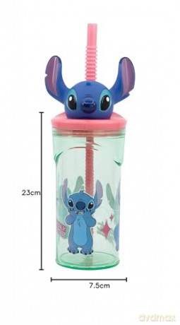 Stor - STITCH 3D figurine tumbler bottle - 360 ml