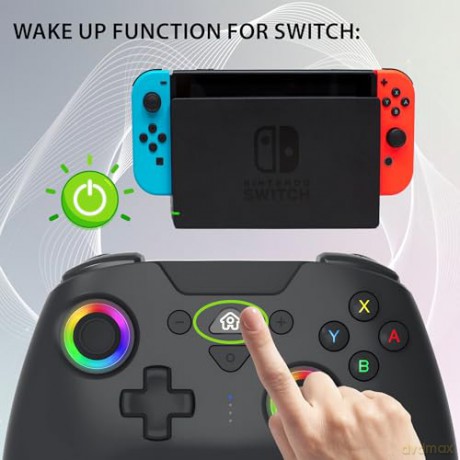 Subsonic Wireless Led Controller Black - Nintendo Switch