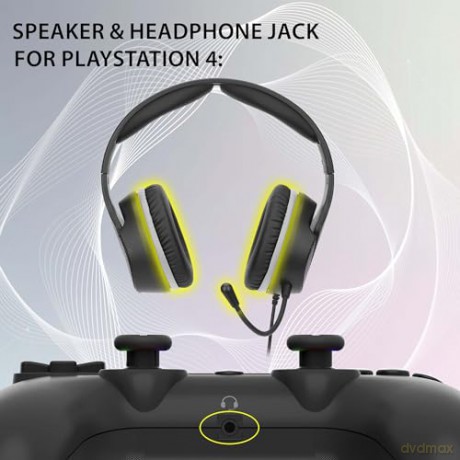 Subsonic Wireless Led Controller PS4 Black - PS4/PC