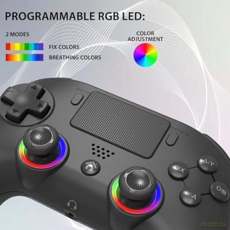 Subsonic Wireless Led Controller PS4 Black - PS4/PC
