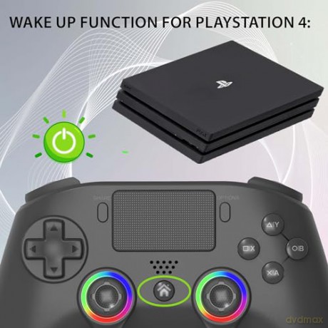Subsonic Wireless Led Controller PS4 Black - PS4/PC