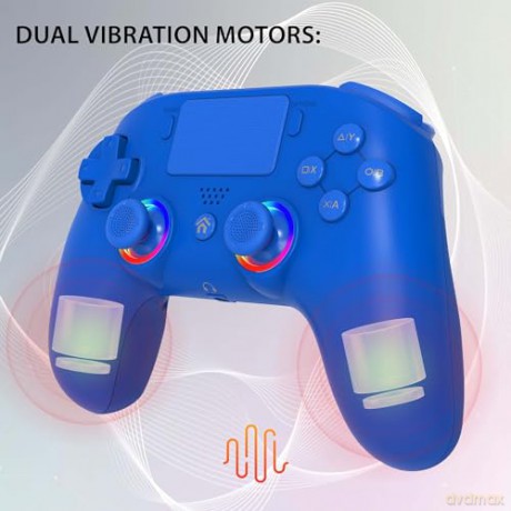 Subsonic Wireless Led Controller PS4 Blue - PS4/Pc