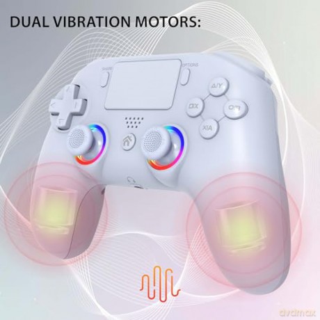 Subsonic Wireless Led Controller PS4 White - PS4/Pc