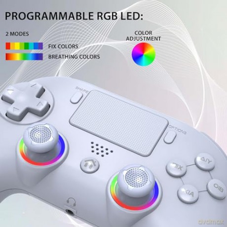 Subsonic Wireless Led Controller PS4 White - PS4/Pc