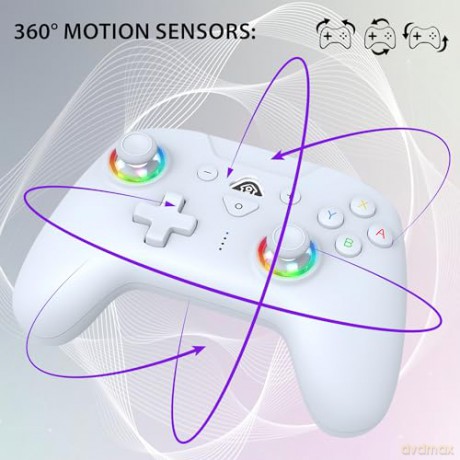 Subsonic Wireless Led Controller White - Nintendo Switch