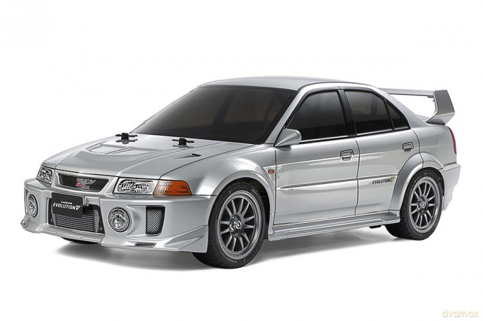 Tamiya - 1/10 R/C Mitsubishi Lancer Evolution V (TT-02) - (545605)