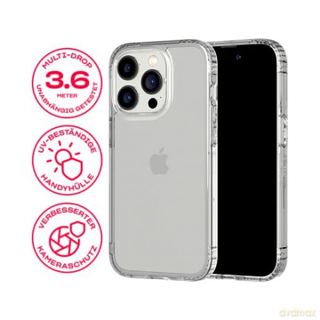 Tech21 - Evo Clear iPhone 14 Pro Cover - Transparent