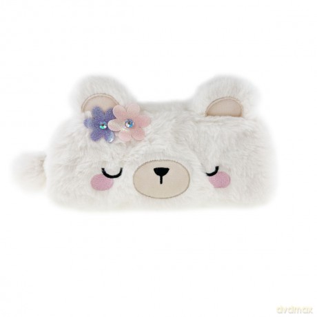 Tinka - Pencil Case - Fluffy Teddy Bear White (8-804723)