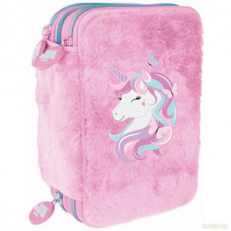 Tinka - Pencil Case Triple - Unicorn Pink (8-804709)
