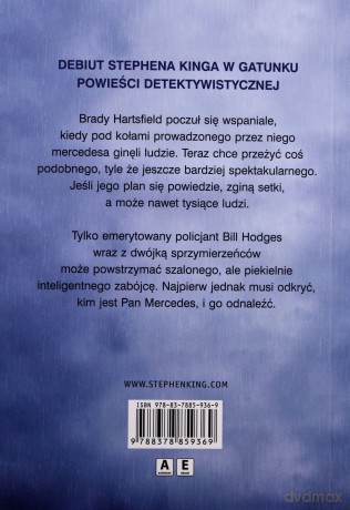 Pan Mercedes - Stephen King [KSIĄŻKA]