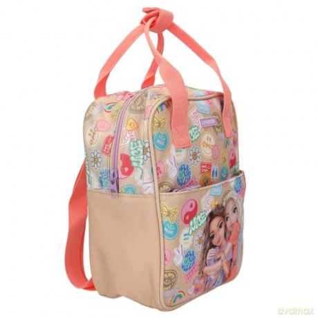 Topmodel - TOPModel Backpack GIRL POWER - Beige and Coral - Small (413291)