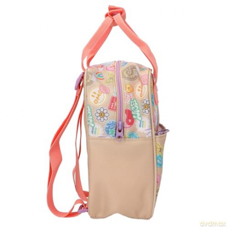 Topmodel - TOPModel Backpack GIRL POWER - Beige and Coral - Small (413291)