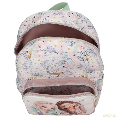 Topmodel - TOPModel Backpack SUMMER FEELING - Pink and Sage Green - Small (413306)