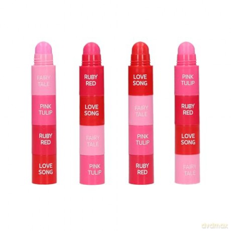 Topmodel - TOPModel Tinted Lip Balm - 4 colors - 4 x 1g