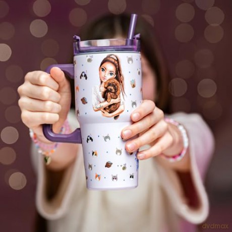 Topmodel - TOPModel To-Go-Cup KITTY and DOGGY - Lilac - 600 ml