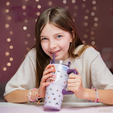 Topmodel - TOPModel To-Go-Cup KITTY and DOGGY - Lilac - 600 ml