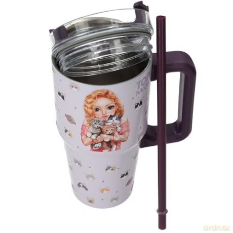 Topmodel - TOPModel To-Go-Cup KITTY and DOGGY - Lilac - 600 ml