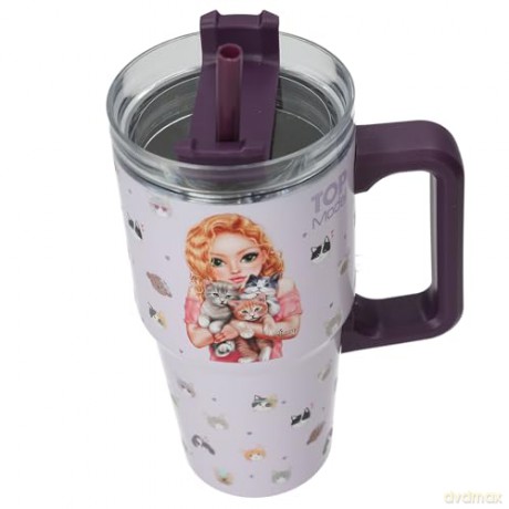 Topmodel - TOPModel To-Go-Cup KITTY and DOGGY - Lilac - 600 ml
