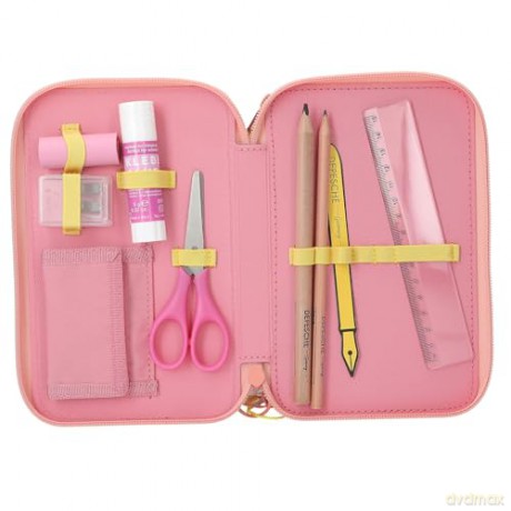 Topmodel - Triple Pencil Case JUICY - apricot, pink, yellow (413324)