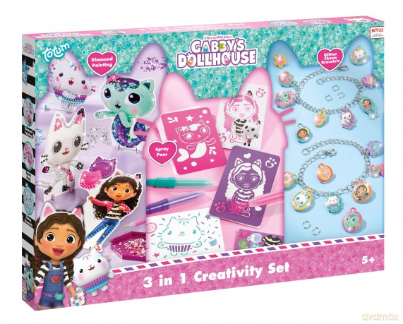 Totum - Gabby's Dollhouse 3 in 1 Creative set (TT420366)