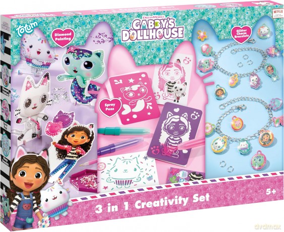 Totum - Gabby's Dollhouse 3 in 1 Creative set (TT420366)