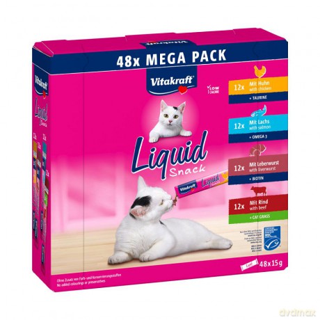 Vitakraft - Liquid Snack Big Pack Ą 48st x 15 gr