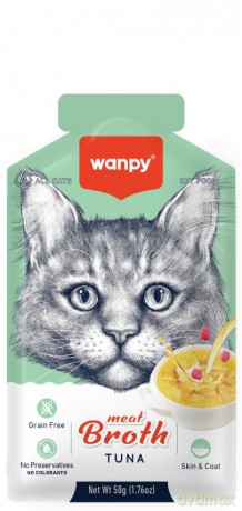 Wanpy Cat Meat Broth Tuna 50g - 50g