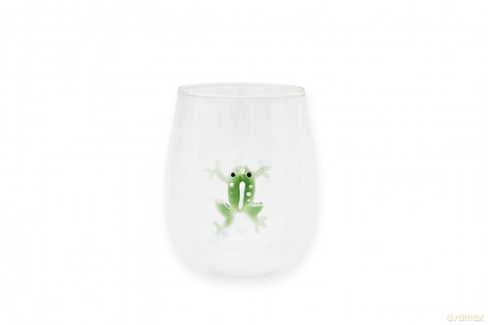 Winkee - Drinking Glasses - Handmade Glasses Frog