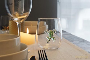 Winkee - Drinking Glasses - Handmade Glasses Frog