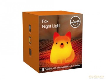 Winkee - Fox Night Light - orange