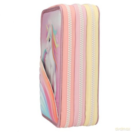 Ylvi - Triple Pencil Case - Color Cloud - Candy Colors