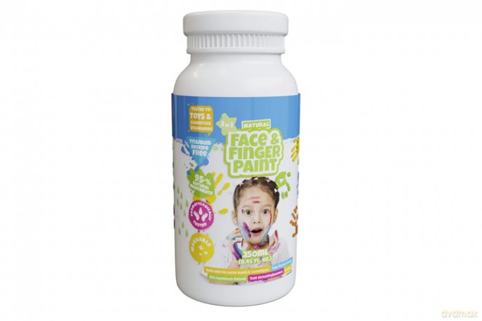 BOTI NATURAL farba d/mal palcami BIAŁY 250ml 38590